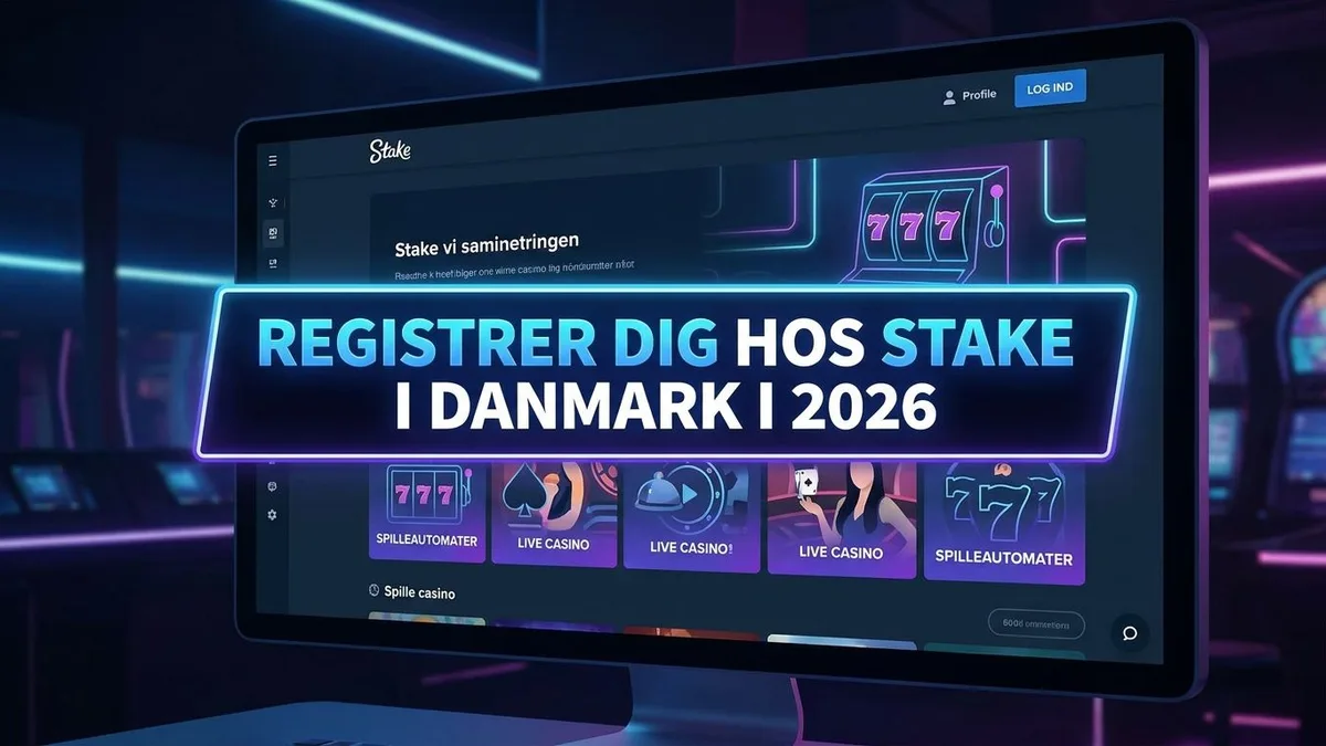 Registrering med bonus hos Stake